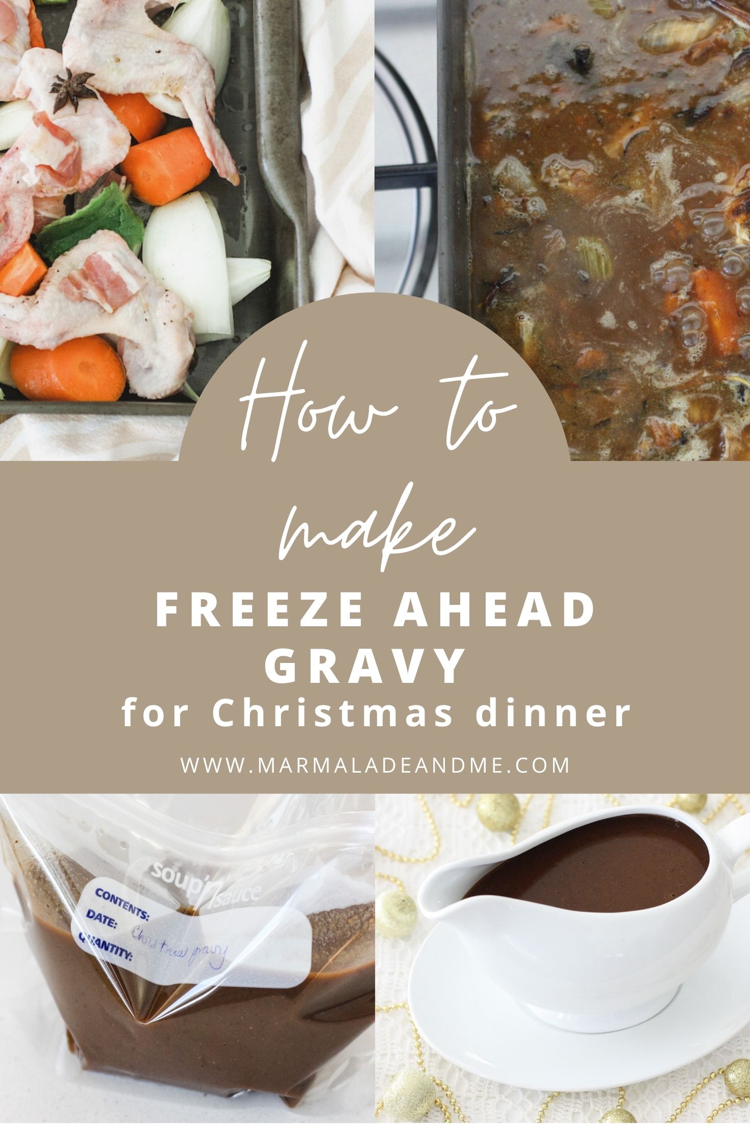 Make-ahead gravy - marmalade & me