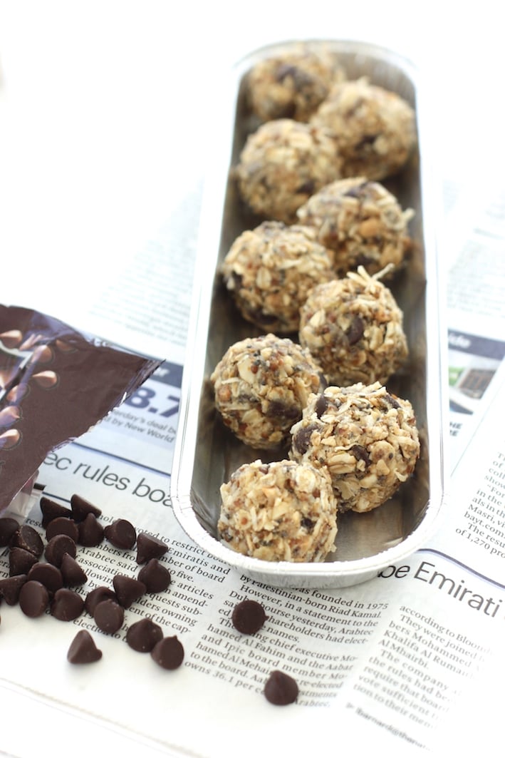 No Bake Energy bites are a great healthy food swap