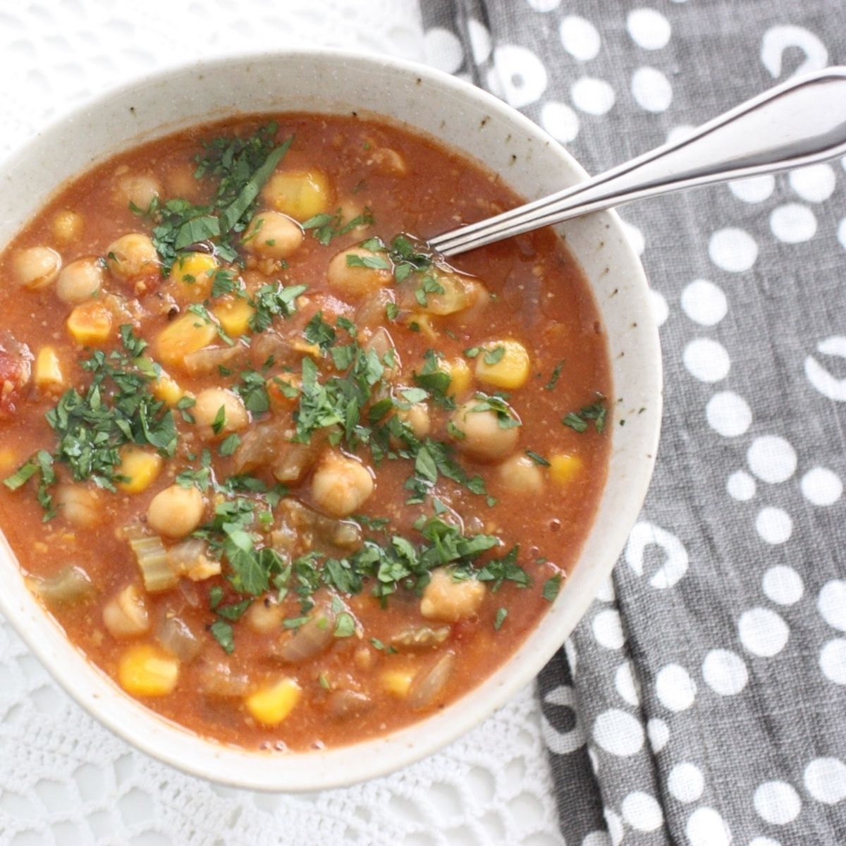 Moroccan Chickpea Soup - marmalade & me