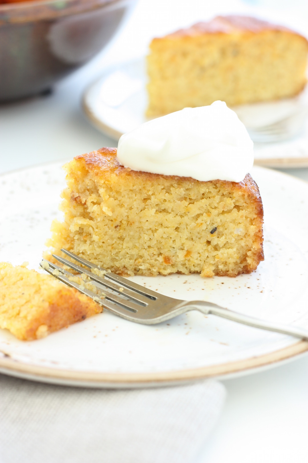 sticky-clementine-cake-fork