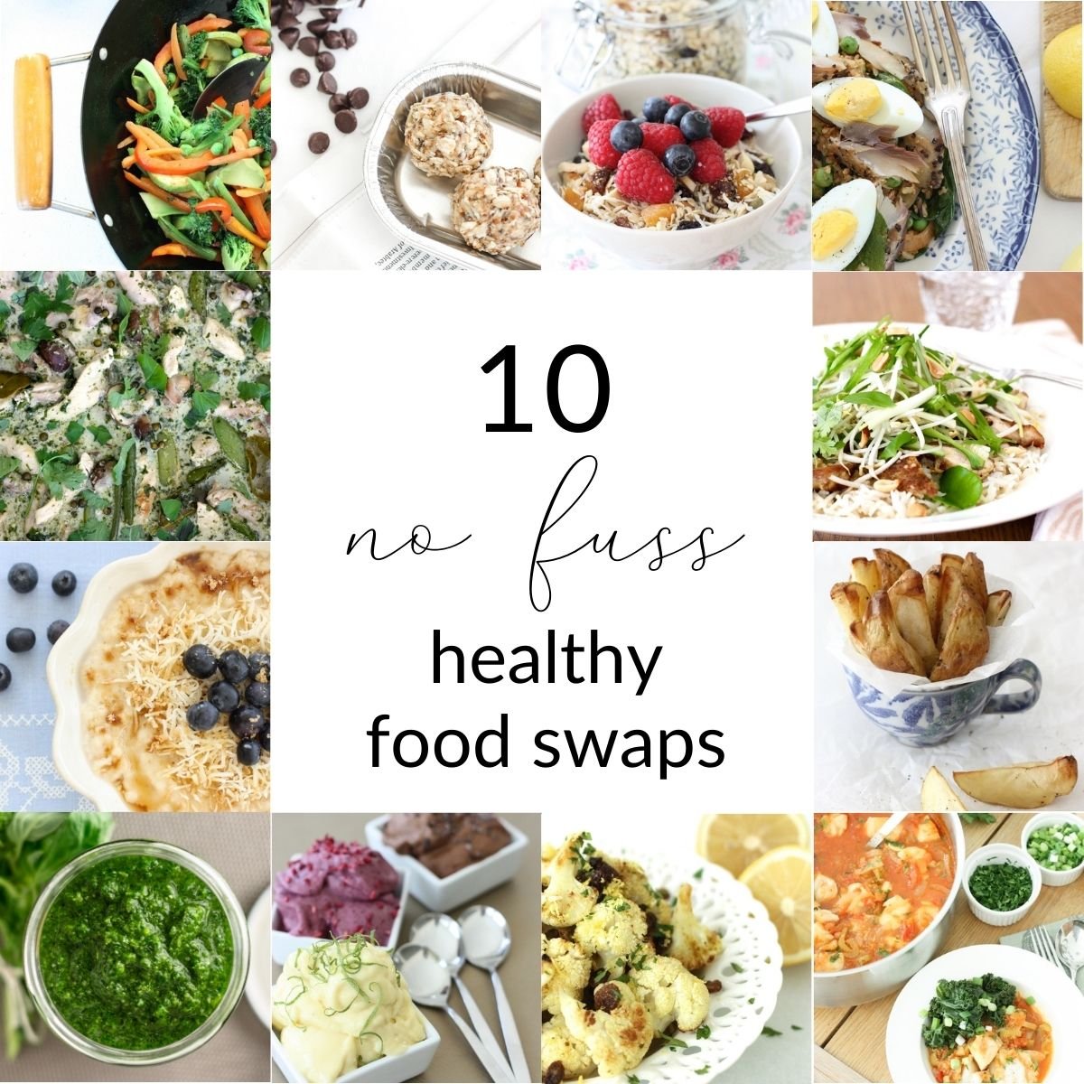 10 No Fuss Healthy Food Swaps