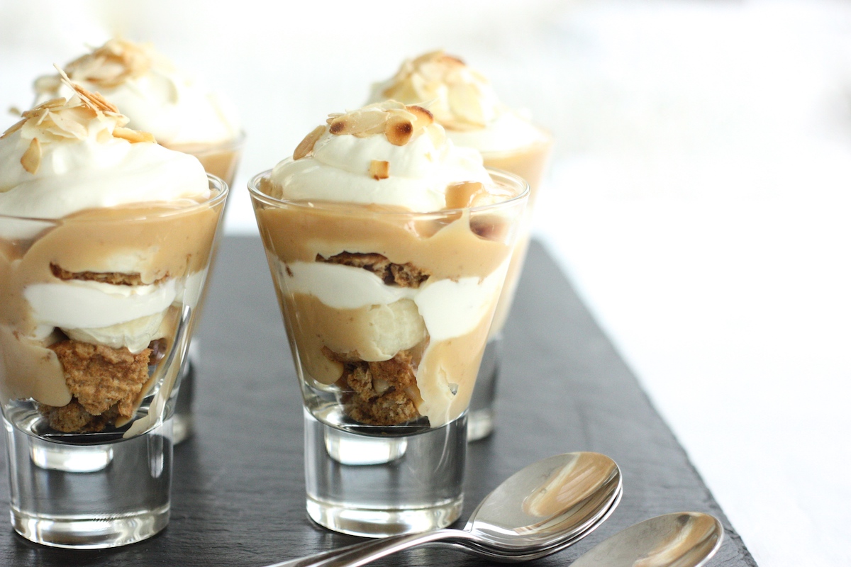 Mini Banoffee Trifles landscape