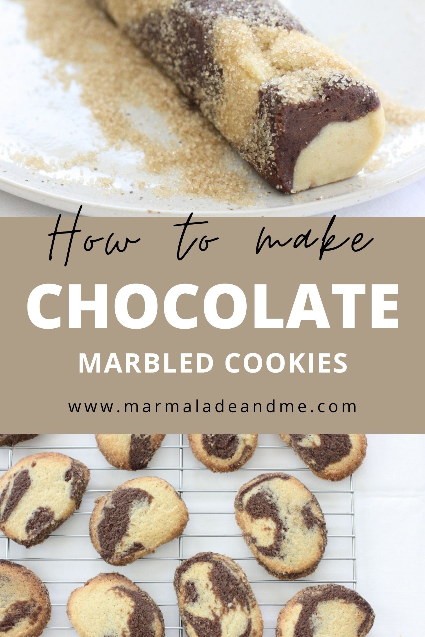 Chocolate Marbled Cookies - marmalade & me