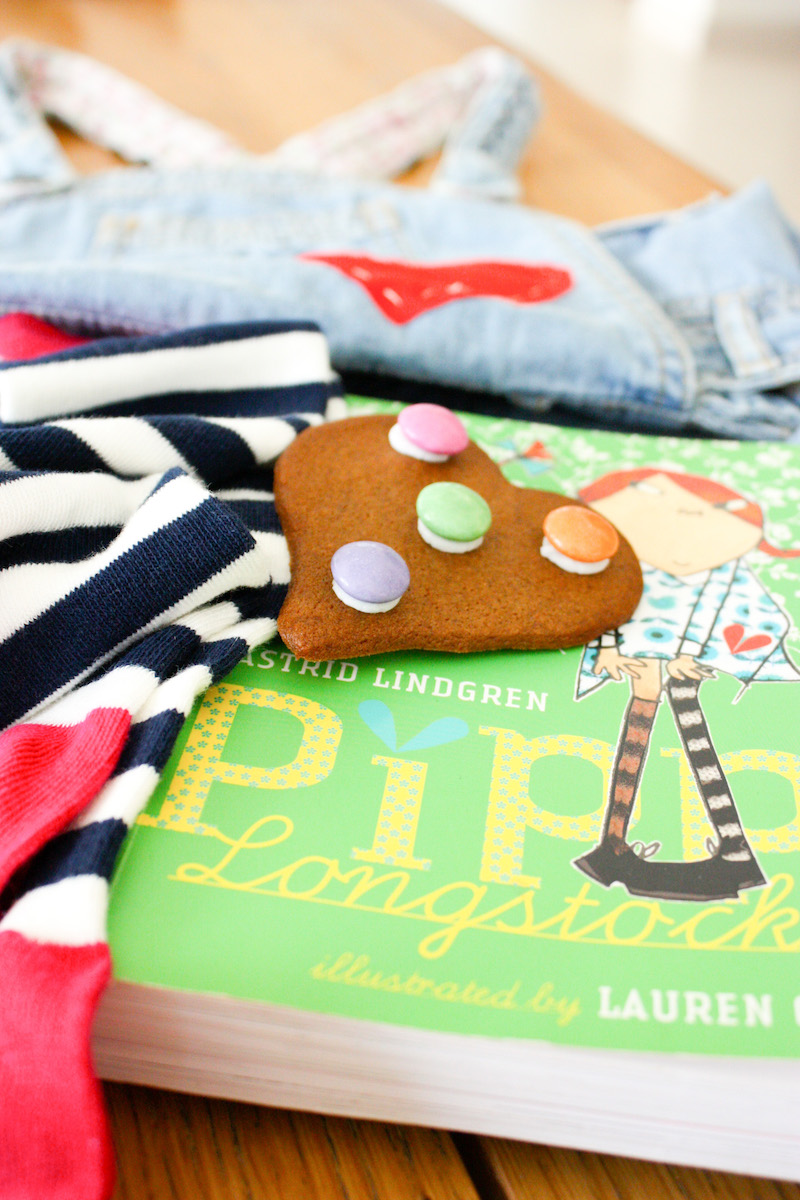 Gingerbread Heart on a book