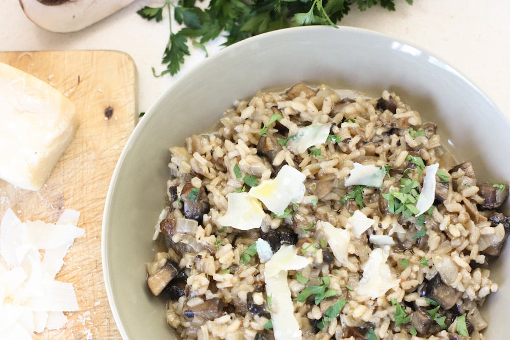 Oven Baked Mushroom Risotto cover