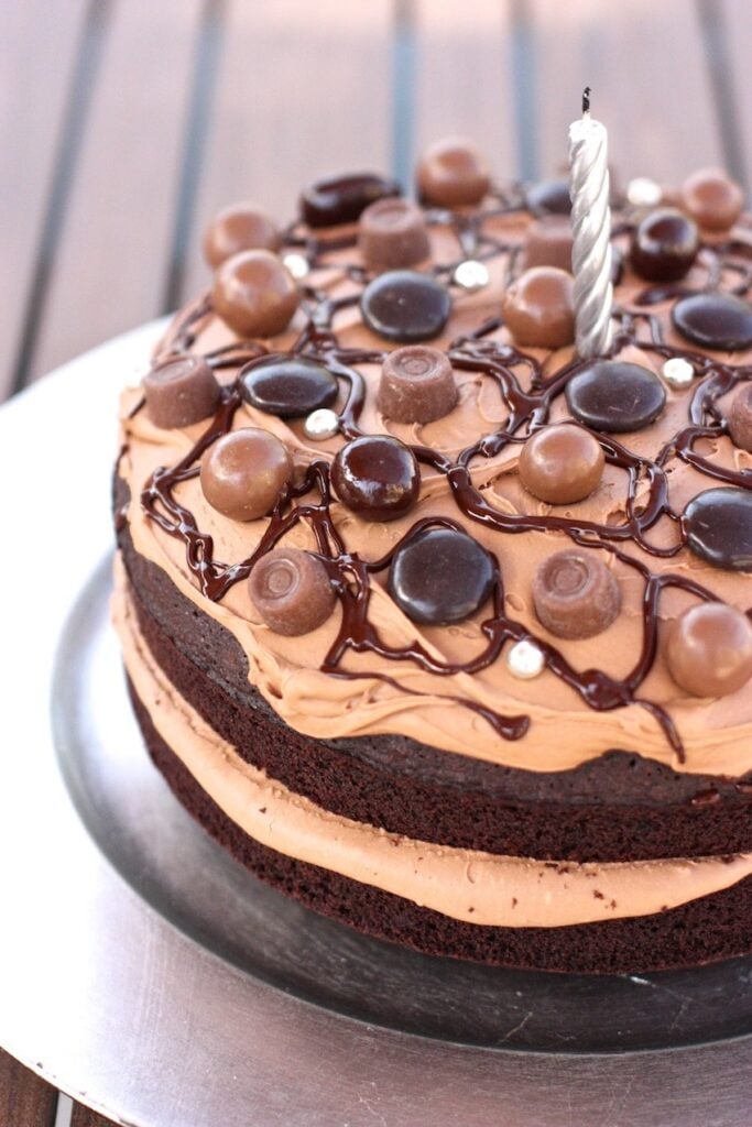 Chocolate cakes make great birthday cakes