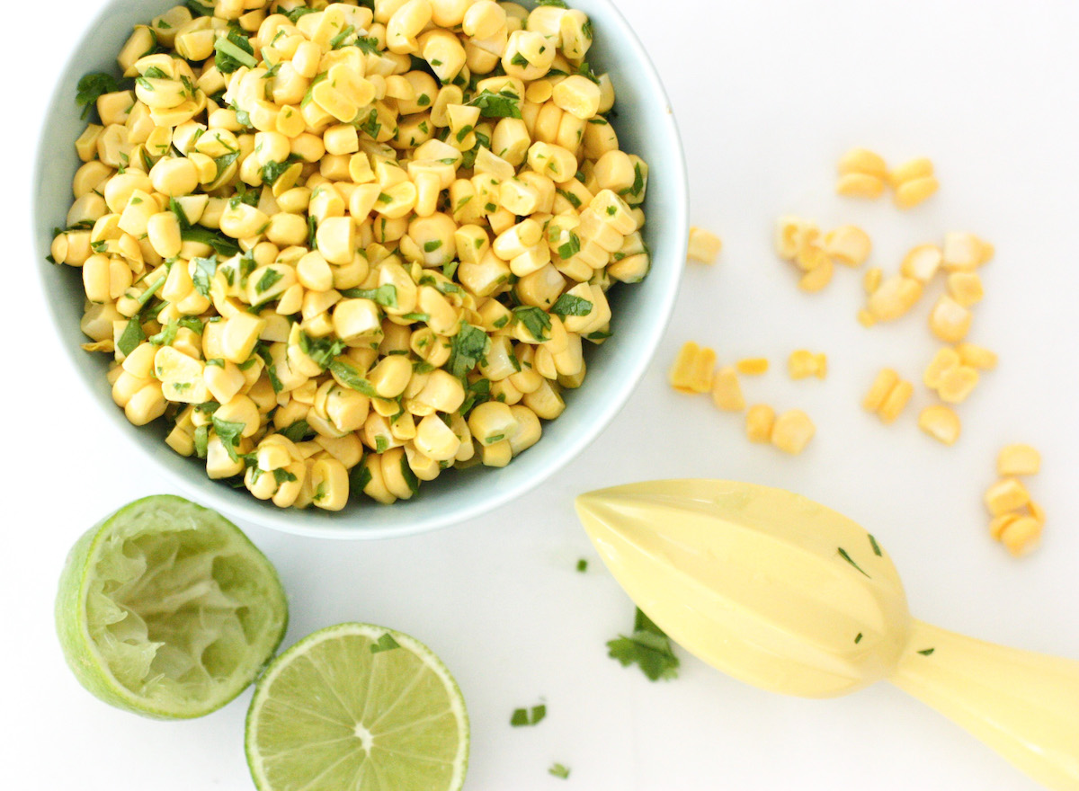 Sweetcorn and Lime Salsa horizontal