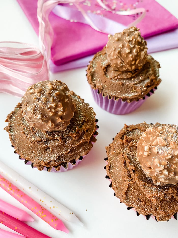 Chocolate Nutella Cupcakes